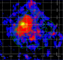  Остаток вспышки сверхновой Корма A по данным СРГ/ART-XC (c) ИКИ РАН