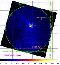 Область центра Галактики. Изображение получено телескопом ART-XC/СРГ 16 августа