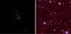 Изображения скопления галактик SRGe CL2305.2–2248, полученные с помощью телескопа СРГ/eROSITA (слева) и РТТ-150 (справа). Изображение из статьи R. Burenin at al., 2021
