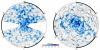 Карты концентрации водяного льда, построенные по данным прибора ЛЕНД (с) Отдел ядерной планетологии ИКИ РАН
