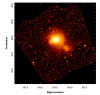 Рентгеновское изображение скопления галактик Кома в диапазоне 0.4 — 2 кэВ, полученное при помощи телескопа СРГ/eROSITA (с) Российский консорциум СРГ/eROSITA, 2021